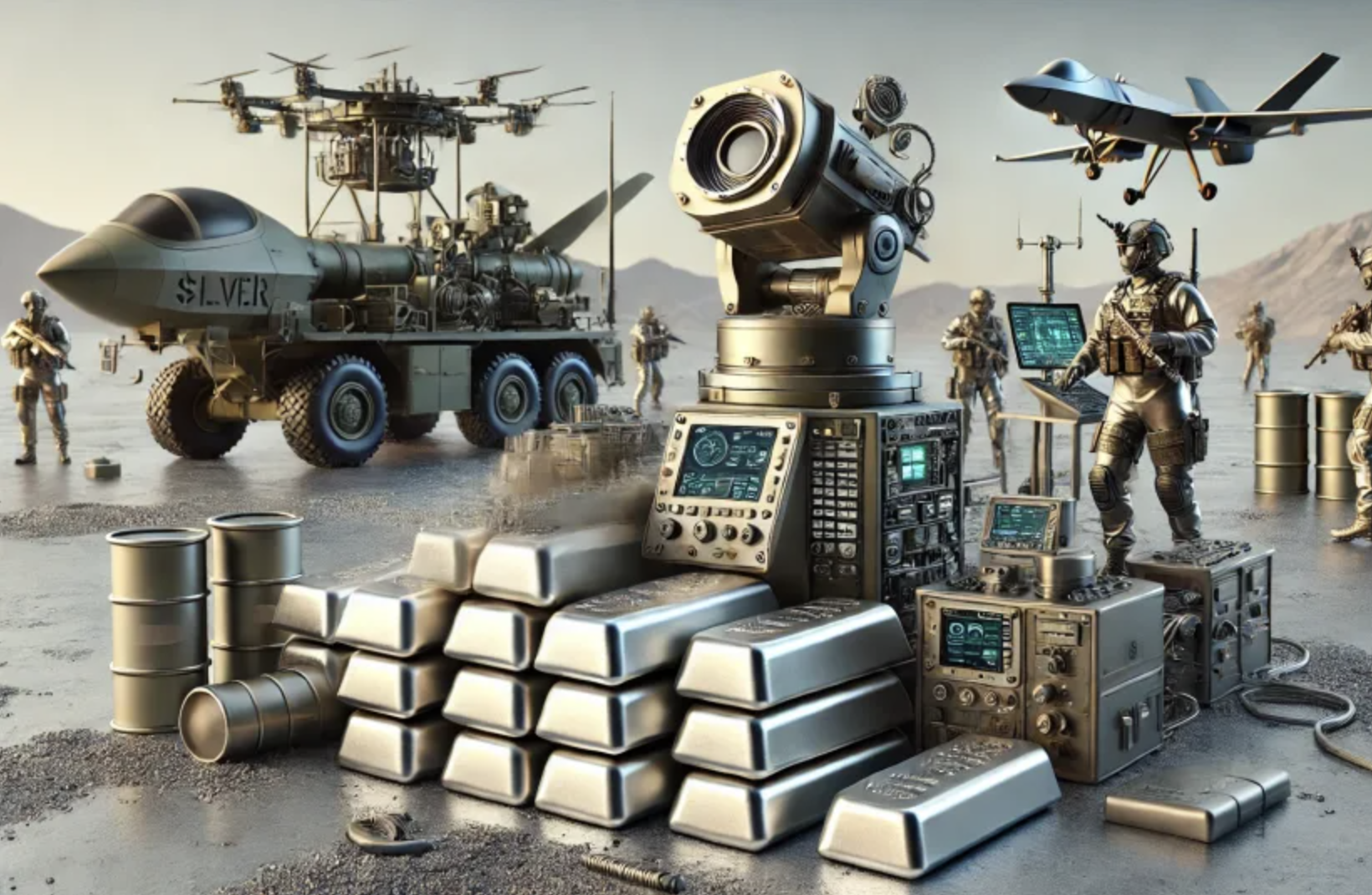 Military consumption of silver could far exceed industrial demand