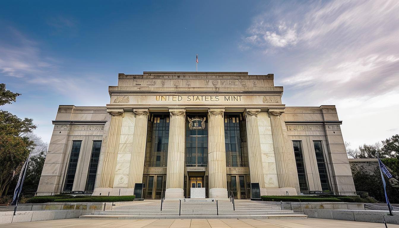 US Mint Coin Production and Recessions